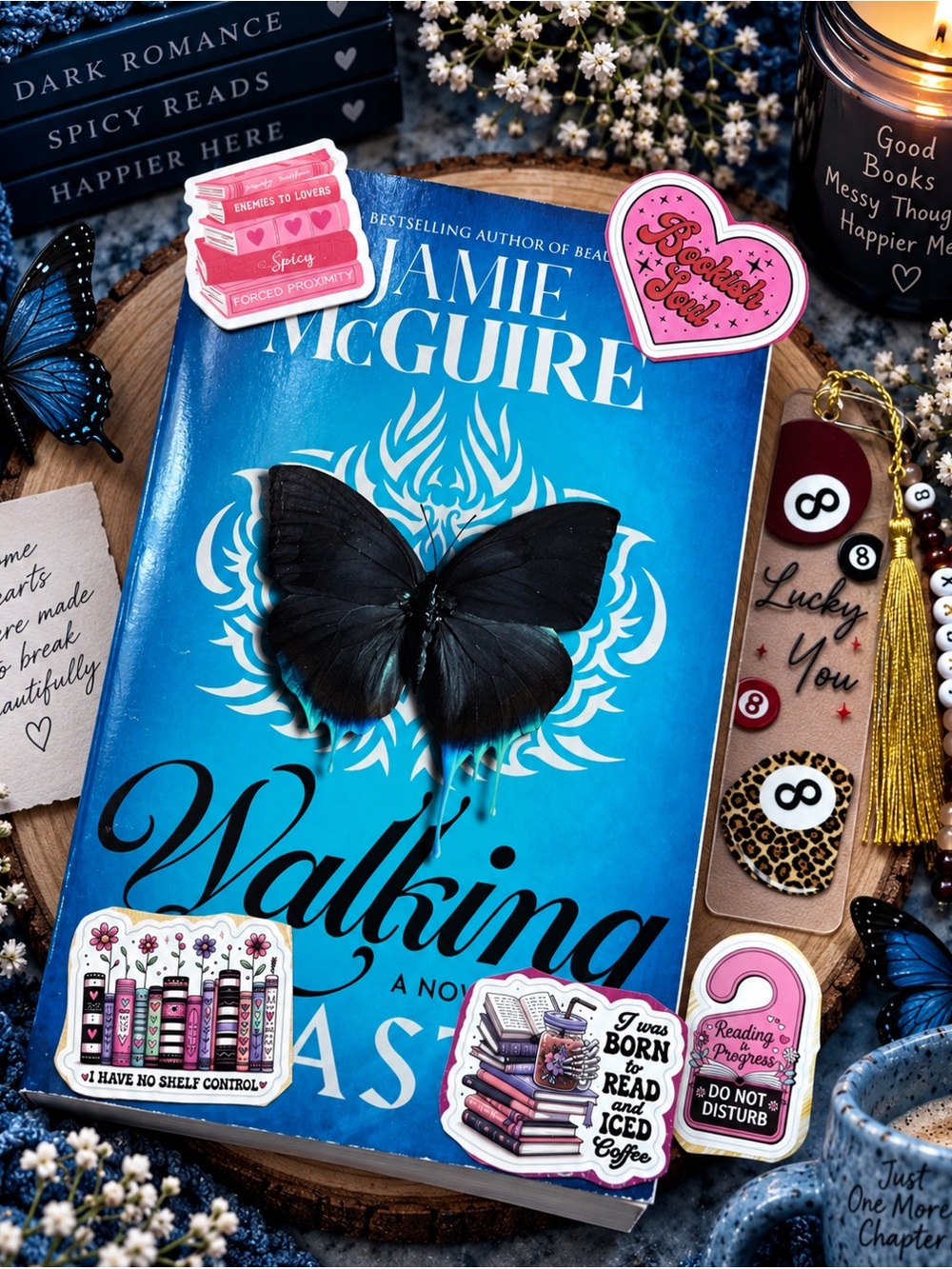 Walking Disaster book/handcrafted bookmark bundle 👰‍♀️💍💙🎱